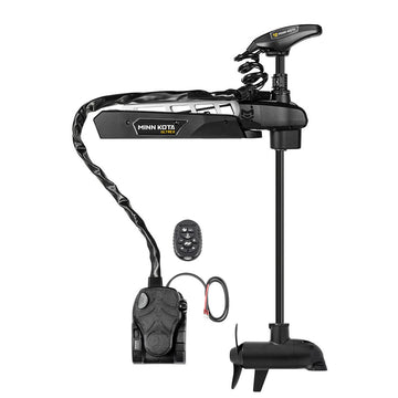 MinnKota Ultrex Trolling Motor shown with remote.