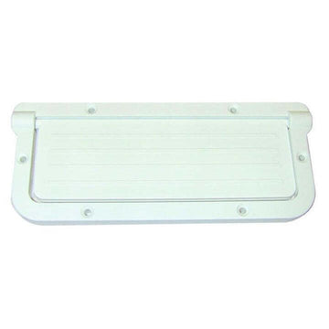 T-H Marine Large Rectangular Scupper - White [LRS-2-DP]