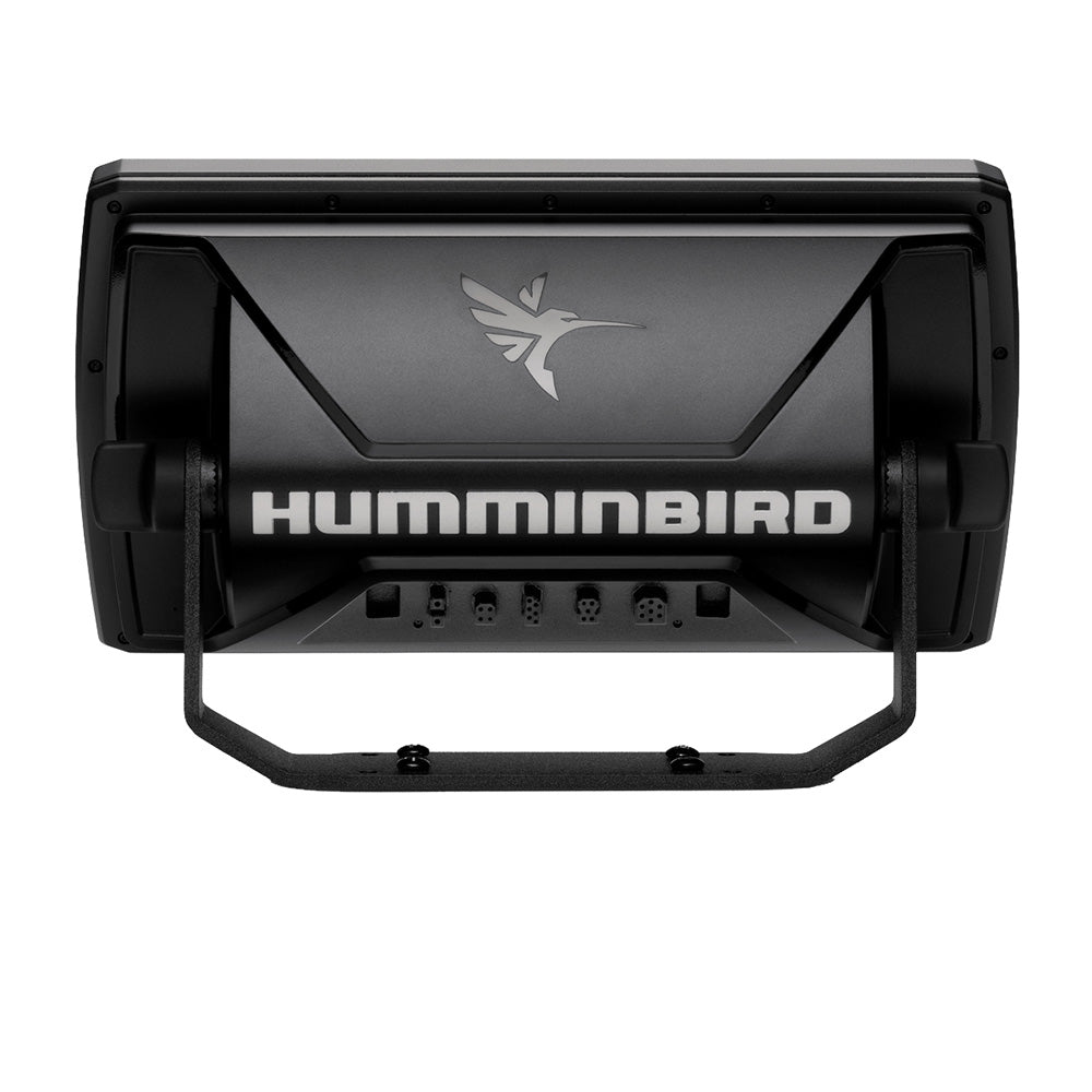 Rear view of Humminbird HELIX 9 CHIRP MEGA SI+ GPS G4N CHO  showing available connections.