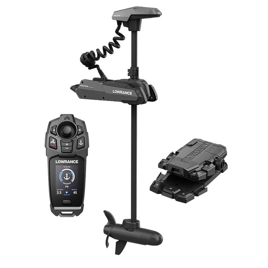 Lowrance Recon FW 48" Trolling Motor - Includes Freesteer Joystick Remote, Wireless Foot Pedal  HDI Nosecone Model #000-16172-001.