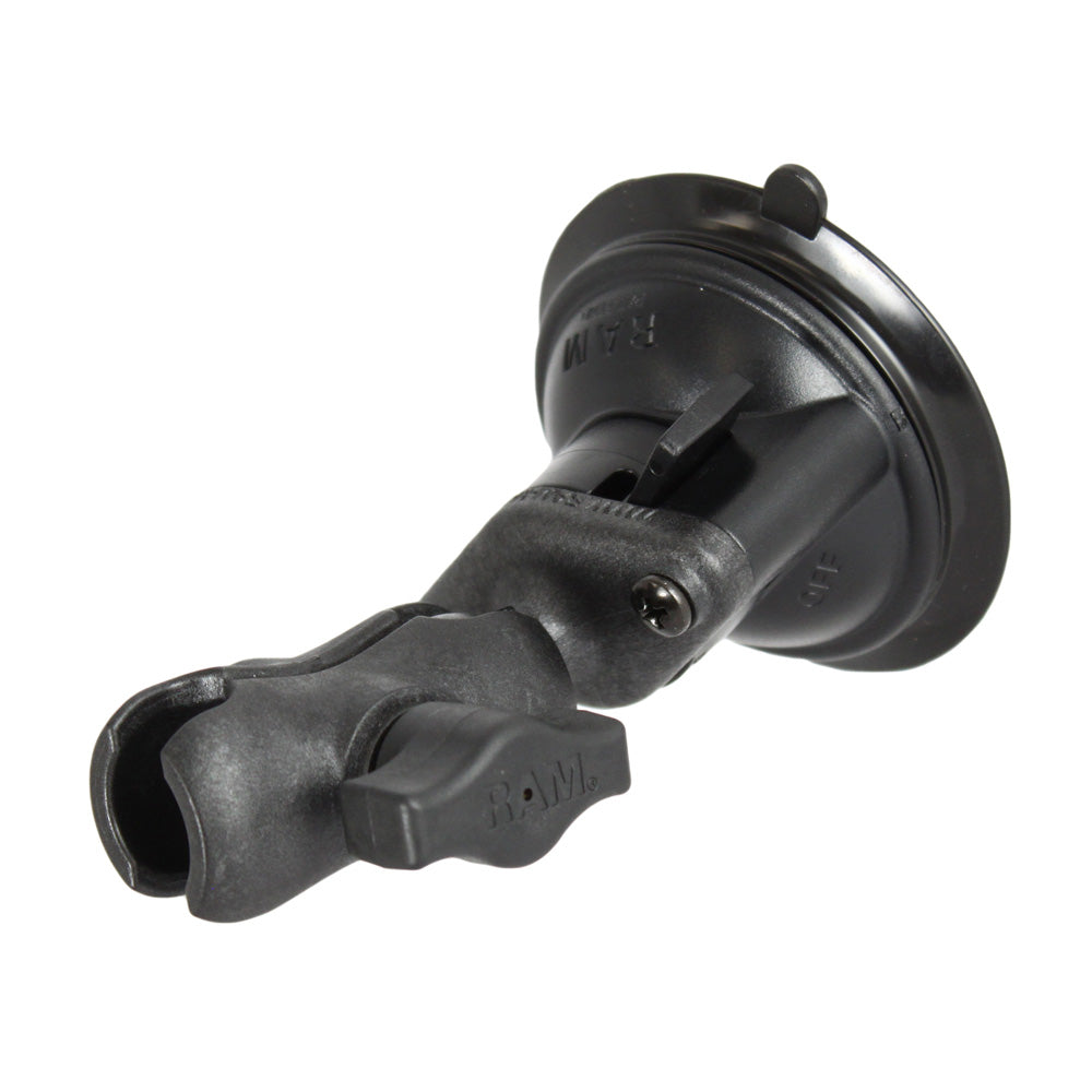 RAM Mount Composite Twist Lock Suction Cup Mount - Short Arm [RAP-B-166-A-DU1]