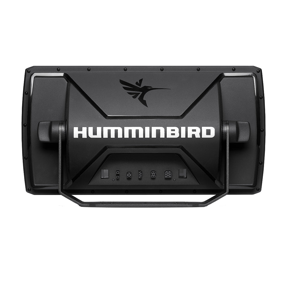 Rear image of the Humminbird HELIX 10 MEGA DI+ GPS G4N CHO  showing optional connections.