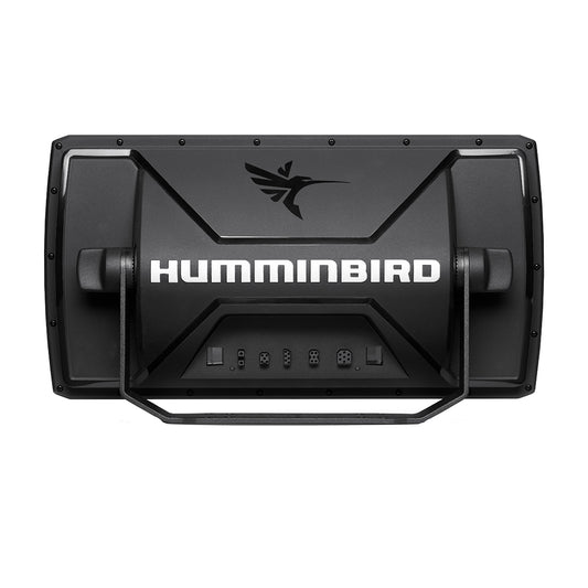 Rear image of available connections on the  Humminbird HELIX 10 MEGA DI+ GPS G4N.