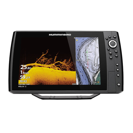 Humminbird HELIX 12 CHIRP MEGA DI+ GPS G4N  Model #411440-1.