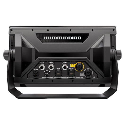 Review showing connections on the  Humminbird APEX 13 MSI+ Chartplotter CHO Display Only.