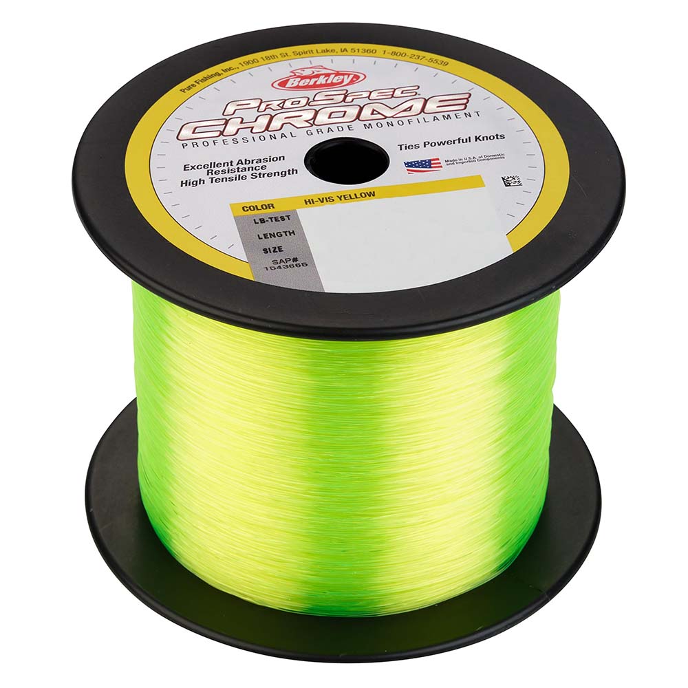 Berkley ProSpec Chrome Hi-Vis Yellow Monofilament - 16 lb - 1000 yds - PSC1B16-HVY [1543663]