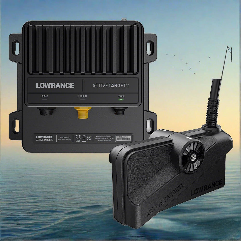 Lowrance ActiveTarget 2 Live Sonar w/Transducer (Module + XDCR+ Mounts)  [000-15959-001]