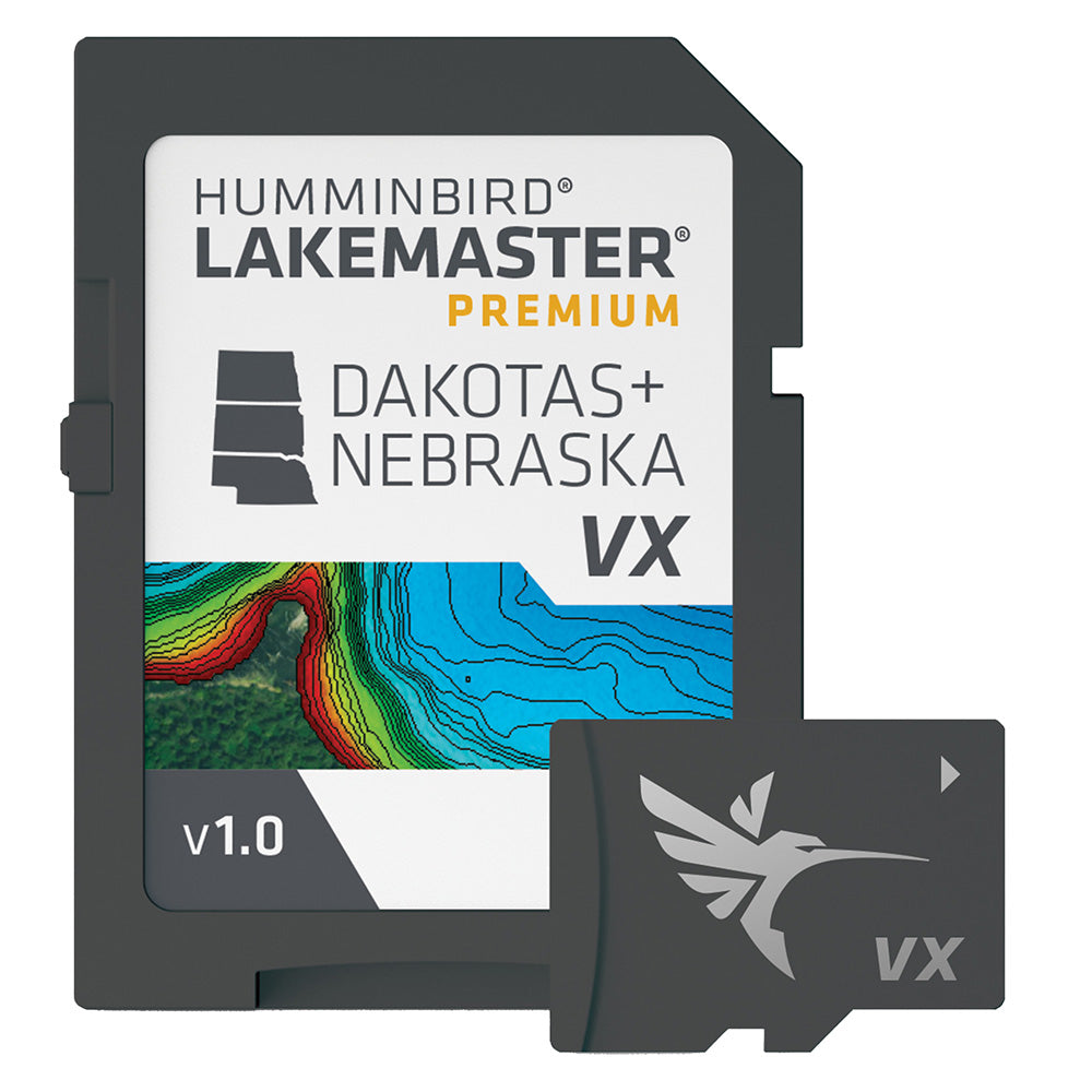 Humminbird LakeMaster VX Premium - Lake Maps for Dakota/Nebraska  Part #602001-1.