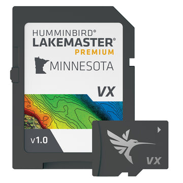 Humminbird LakeMaster VX Premium - Lake Maps for Minnesota  Part #602006-1.