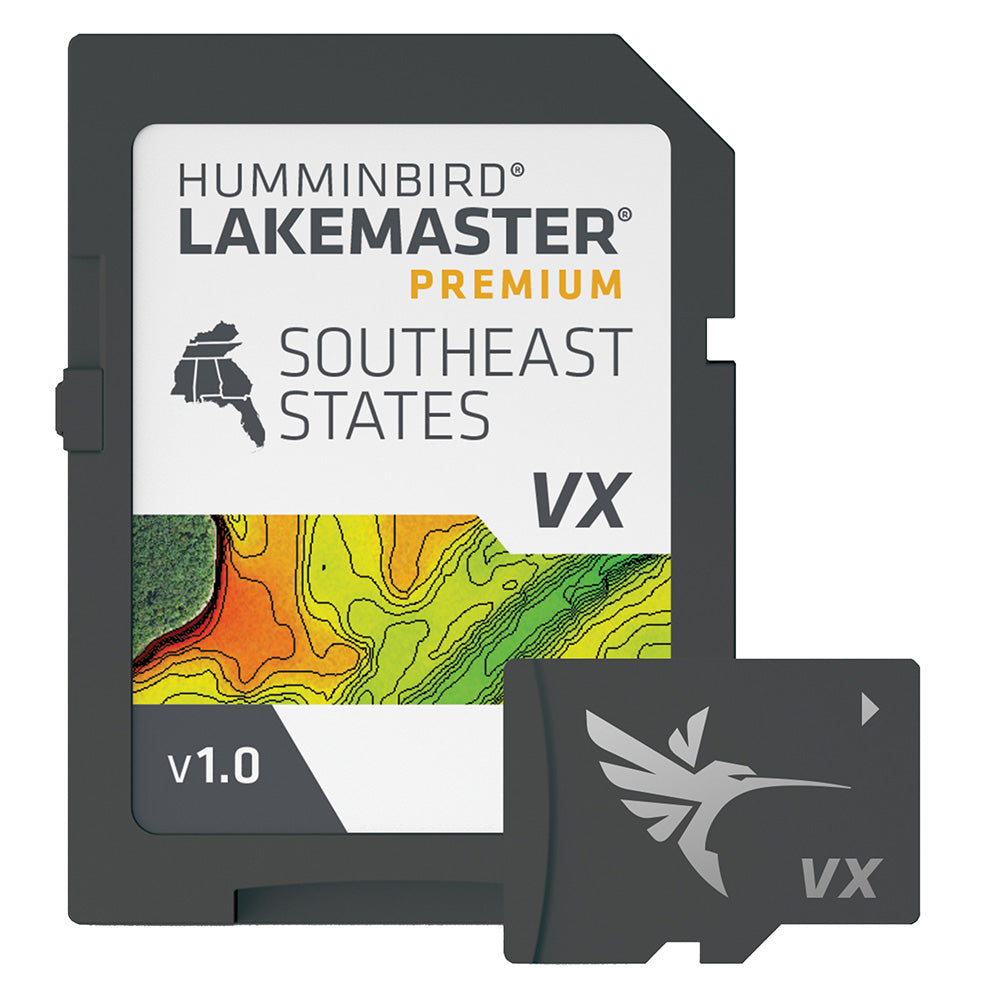 Humminbird LakeMaster VX Premium - Lake Maps for Southeast  Part #602008-1.