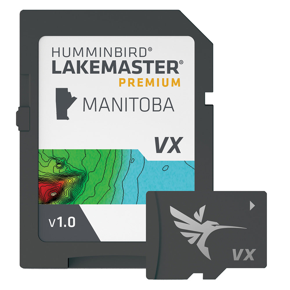 Humminbird LakeMaster VX Premium -Lake Maps for Manitoba  Part #602019-1.