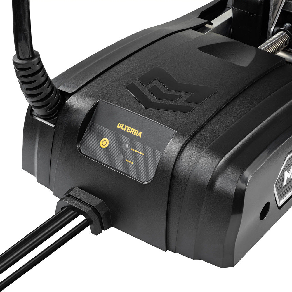 Image of the power button location on the Minn Kota Ulterra QUEST 90/115 Trolling Motor w/Wireless Remote - Dual Spectrum CHIRP .