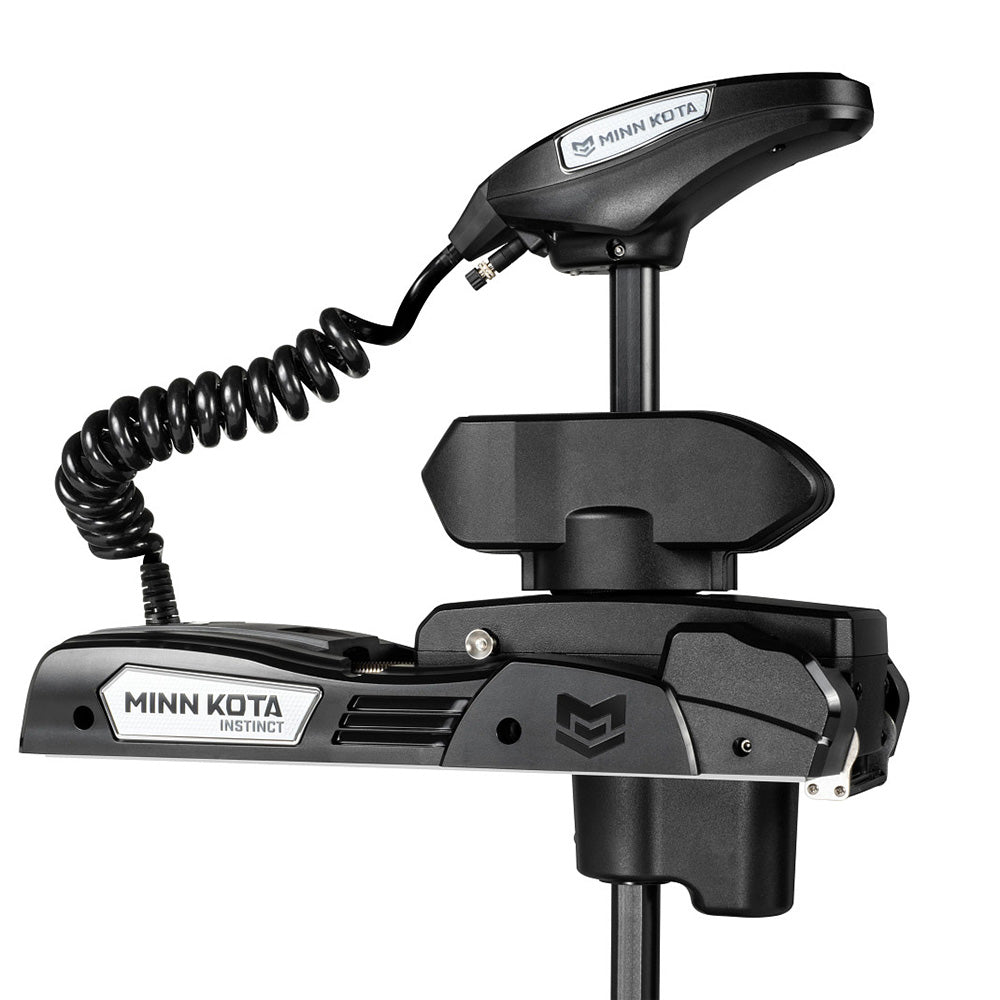 Minn Kota Riptide Instinct QUEST 90/115 Trolling Motor w/Wireless Remote - 24/36V - 90/115LBS - 72" - Black shown in the deployed position.