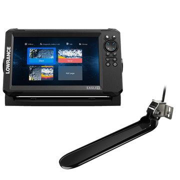 Screen image of the Lowrance Eagle 9 Fish Finder