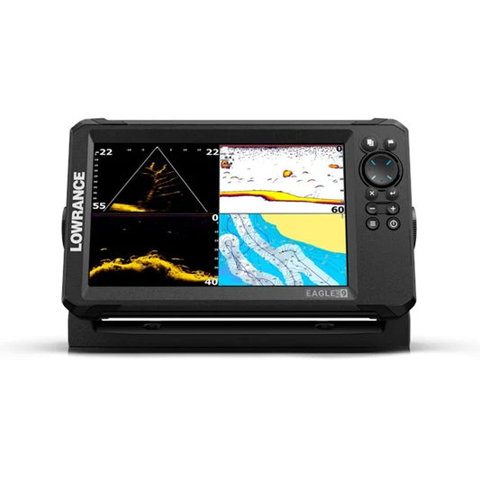 Lowrance Eagle Eye 9 Live  and optional screen views.