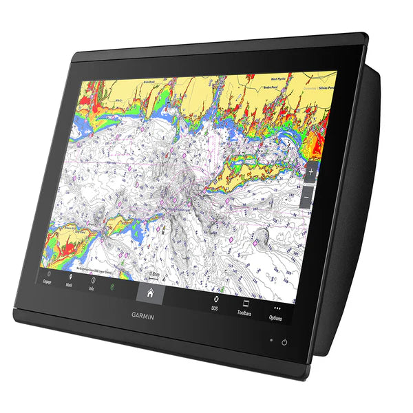 Garmin GPSMAP 8617 Chartplotter GN+ with optional navigation screen.