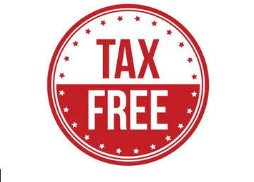 Tax Free Image with text